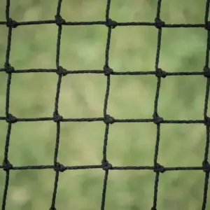 Kattennet zwart RVS kern standaard maten