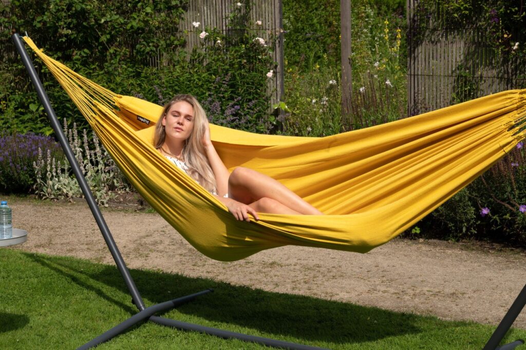 Hangmat Tweepersoons 'Organic' Yellow