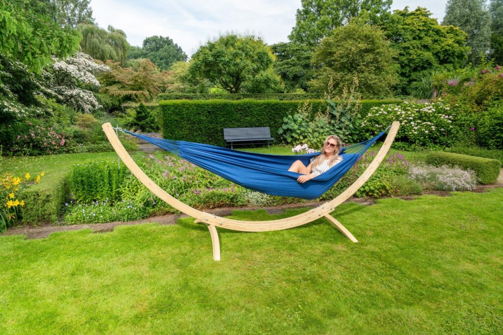 Hangmat Tweepersoons 'Organic' Blue