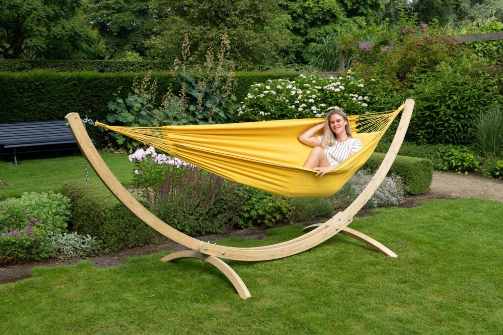 Hangmat Tweepersoons 'Organic' Yellow