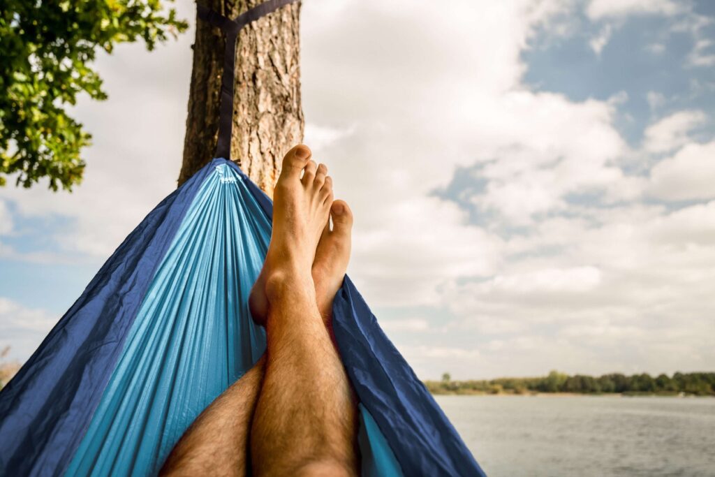 Reishangmat Eénpersoons 'Outdoor' Majolia