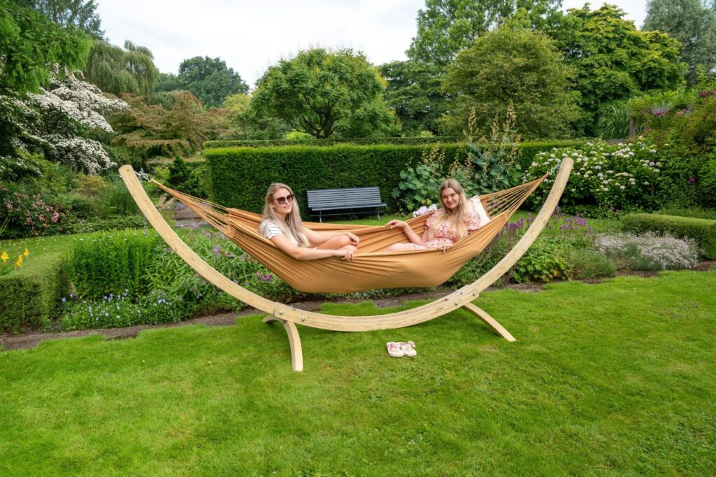 Hangmat Tweepersoons 'Organic' Mocca