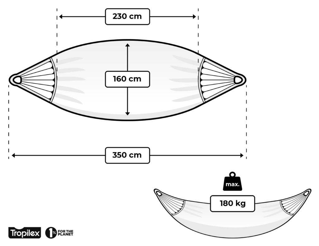 Hangmat Tweepersoons 'Belize' Punta