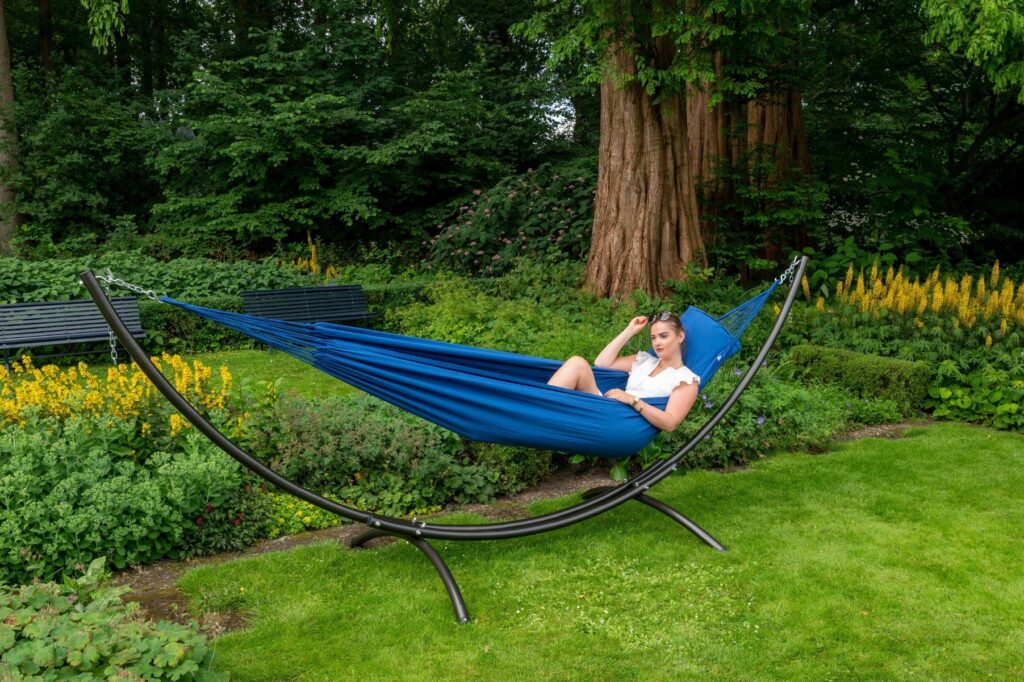 Hangmat Tweepersoons 'Organic' Blue