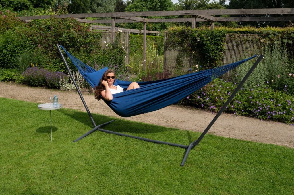 Hangmat Tweepersoons 'Organic' Blue