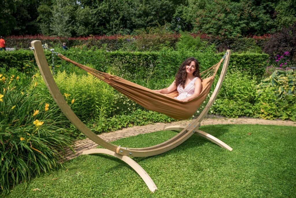 Hangmat Eénpersoons 'Plain' Mocca