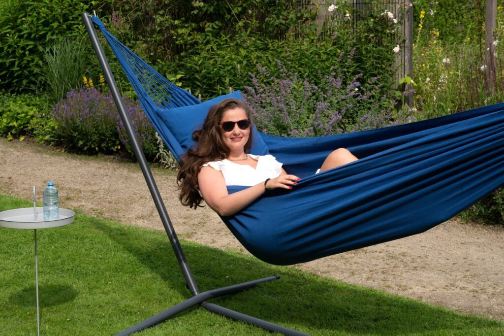 Hangmat Tweepersoons 'Organic' Blue