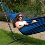 Hangmat Tweepersoons 'Organic' Blue