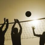 Geknoopt Beachvolleybal net