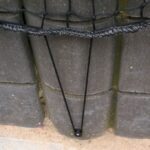 Kunststof montagedop voor net