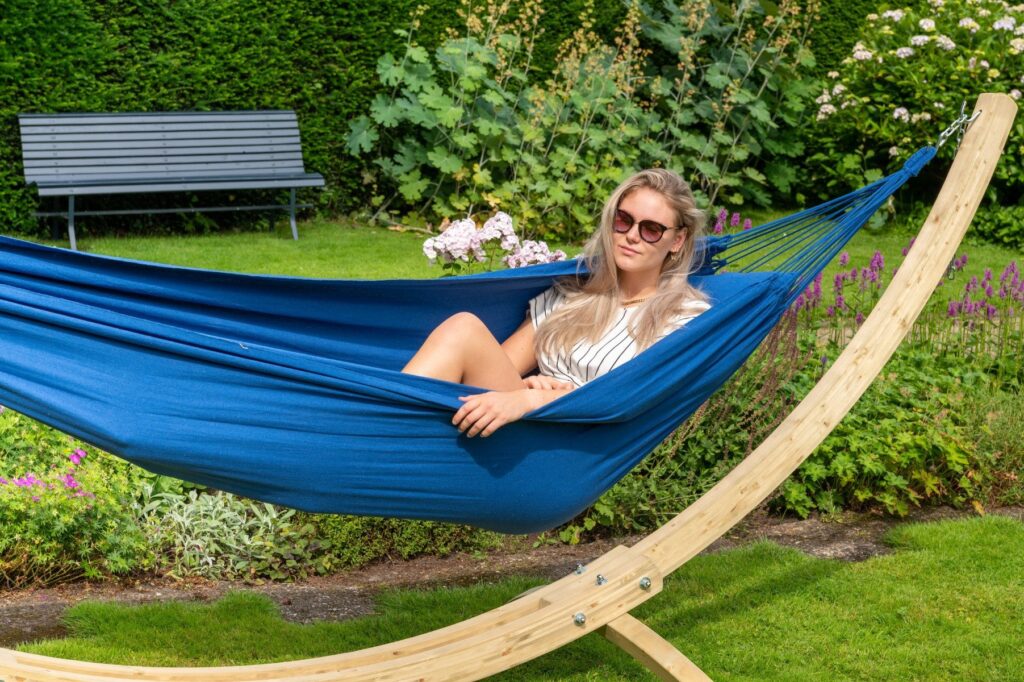 Hangmat Tweepersoons 'Organic' Blue