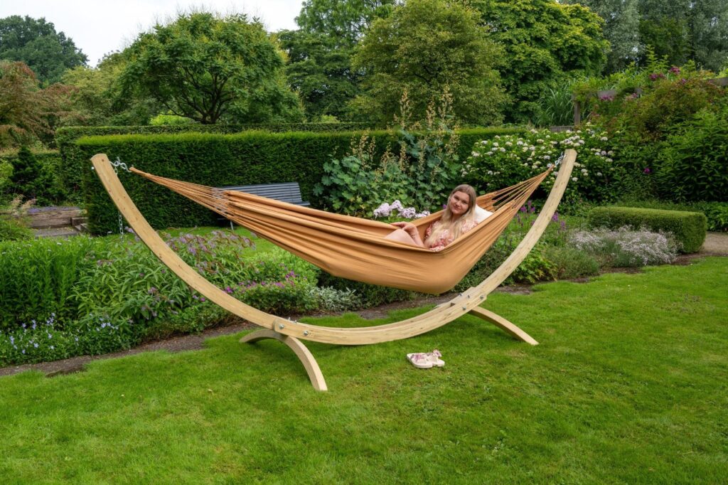 Hangmat Tweepersoons 'Organic' Mocca