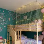 Nylon net wit geknoopt 10cm maas