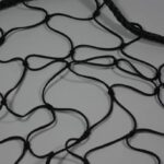 Valnet geknoopt volgens EN1263-1 per m2 zwart