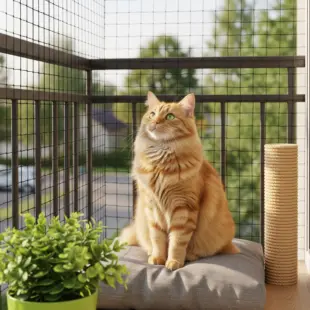 Kattennet zware uitvoering