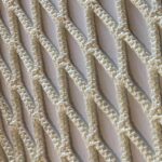 Loungenet wit ongeknoopt