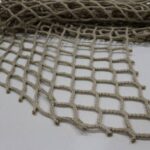 Loungenet zandkleurig ongeknoopt