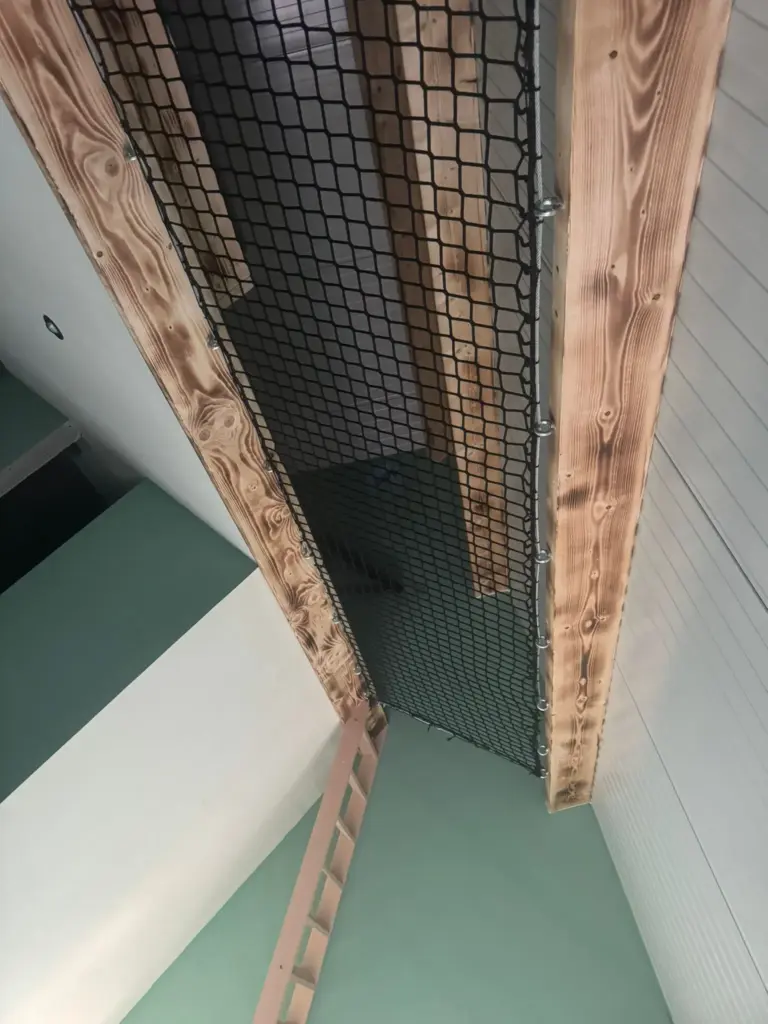 Loungenet ongeknoopt 45mm  zwart