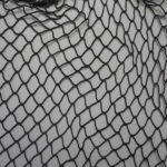 Nylon net zwart 27mm maas  - sterk