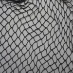 Nylon net zwart 27mm maas  - sterk