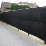 Windbreekgaas / Winddoek zwart 3x50 mtr