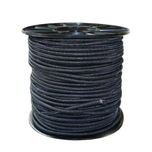 100 meter trapezekoord 6 mm zwart