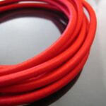 Trapezekoord 6 mm per meter rood