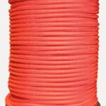 100 meter trapezekoord 6 mm rood