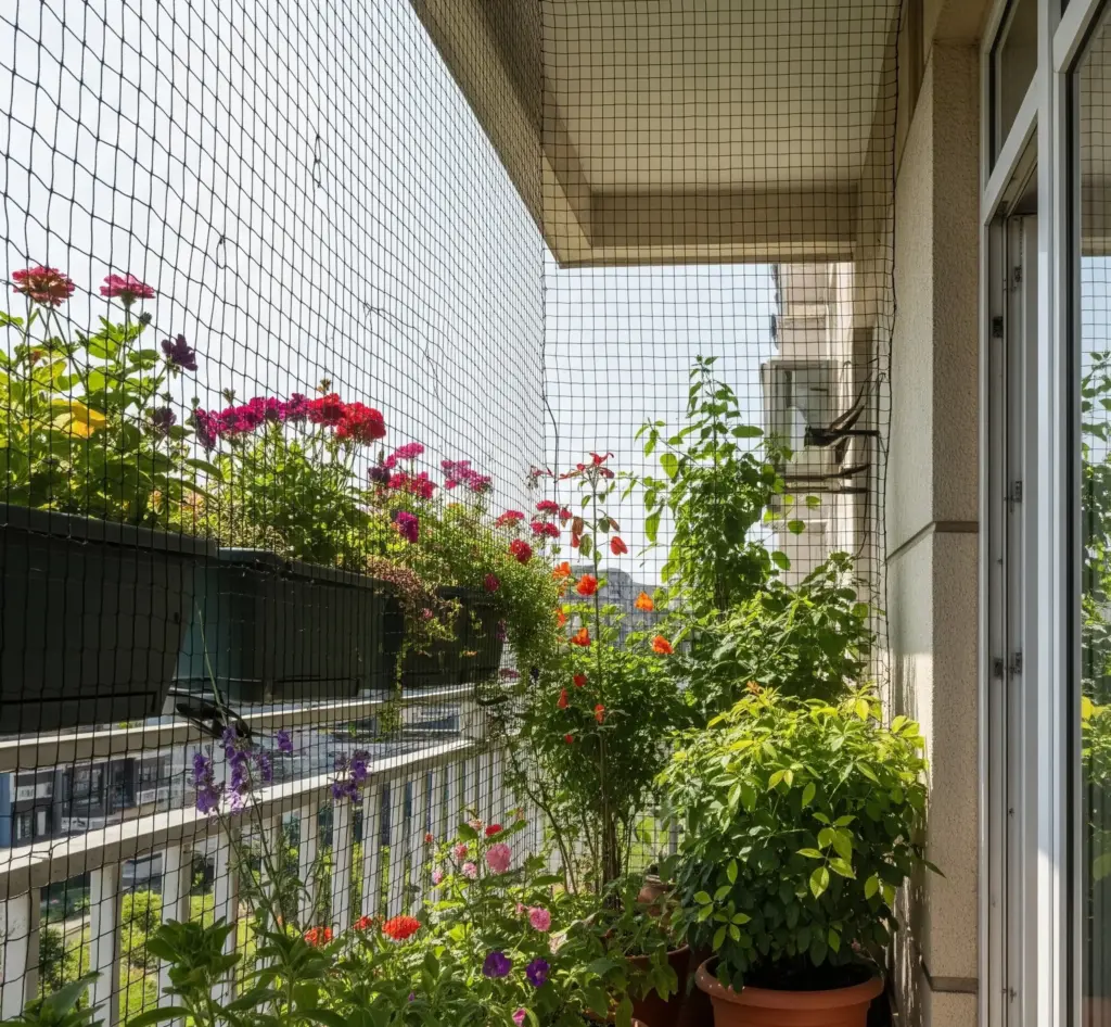 Vogelwerend net vierkant maas