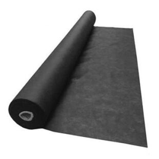 Windbreekgaas / Winddoek zwart 1.20x50 mtr