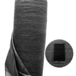 Windbreekgaas / Winddoek zwart 1.20x50 mtr