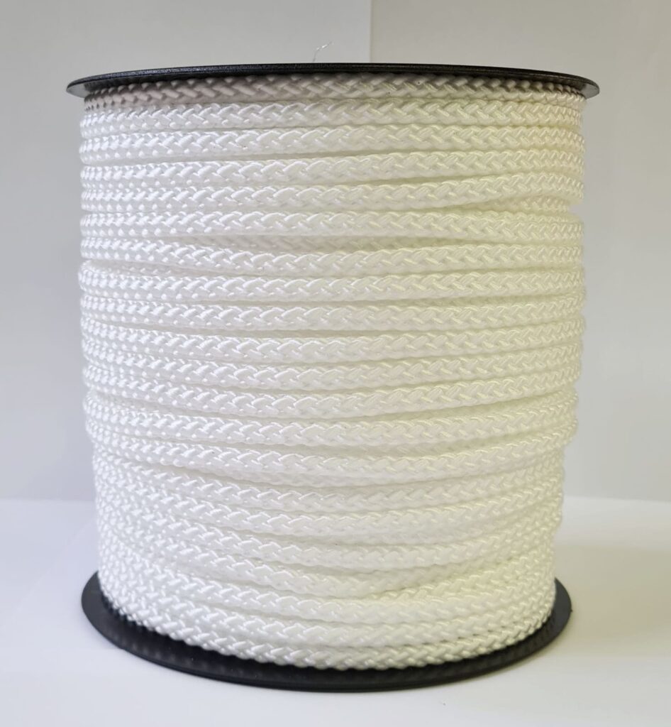 6 mm PP koord wit spoel