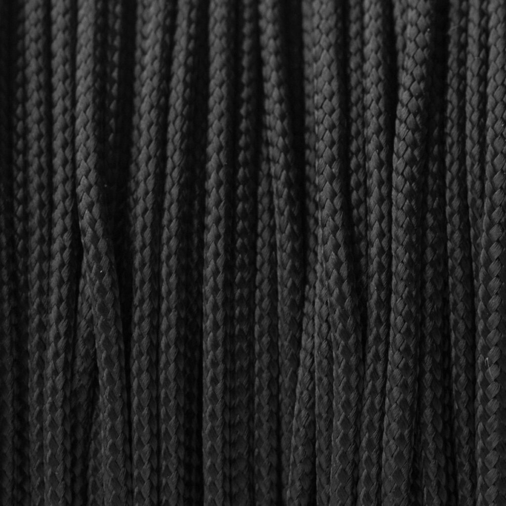 Nylon draad 3 mm zwart diverse lengtes