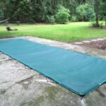 Zwembad afdeknet kleur groen per M2