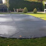 Zwembad afdeknet zwart 6x3 meter