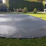 Zwembad afdeknet zwart 7x3,50 meter
